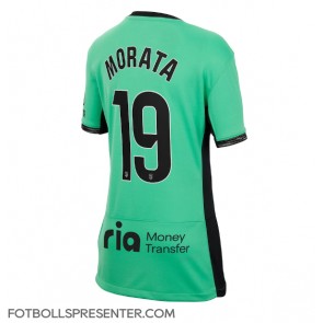 Atletico Madrid Alvaro Morata #19 Tredje Matchtröja Dam 2023-24 Kortärmad